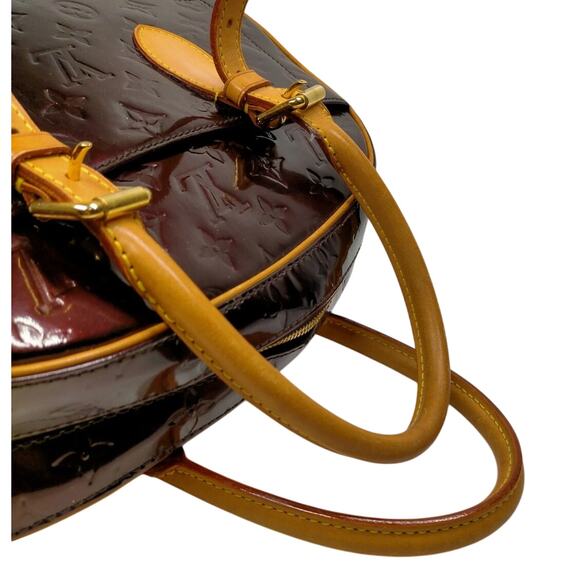 Louis Vuitton Summit Drive handbag in Amarante Monogram Vernis leather - Picture 4 of 8